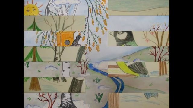 Рисунки. Что можно нарисовать на тему весна? Слайд - шоу смотреть онлайн