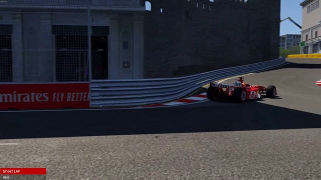 Ferrari F2004 (Slick Tyres) - Baku 2022 - Assetto Corsa TV Cam смотреть онлайн