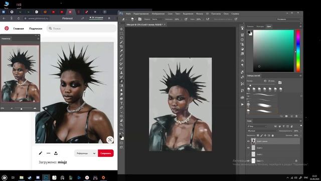 Speed Paint — Punk Girl |Ps| смотреть онлайн