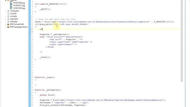 PHP Curl nâng cao Đăng nhập Vietcombank Ibanking смотреть онлайн