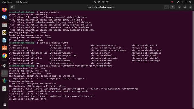 How to install Oracle VM VirtualBox on Ubuntu 22.04 LTS смотреть онлайн