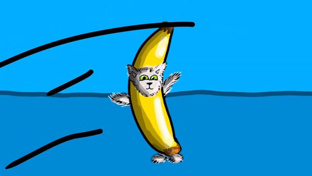 Banana Cat (анимация) #анимация #мем смотреть онлайн