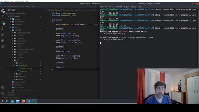Learning C++ STL - Forward List смотреть онлайн