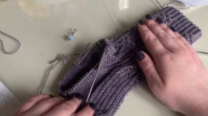 МК Носки Спицами Японским Узором. Подробное Описание. Часть 2.