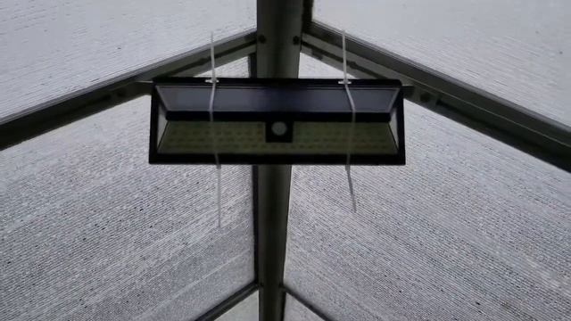 Sunlitec 90 LED Sensor light Review. My Greenhouse Light смотреть онлайн