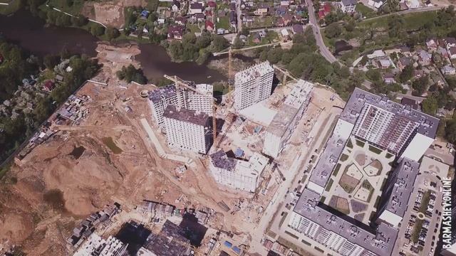 Облет ЖК "Испанские кварталы-2" (18.05.2021) смотреть онлайн