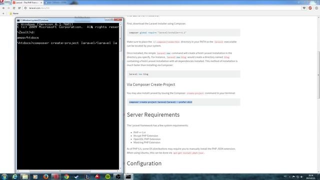 Install Laravel 5 XAMPP смотреть онлайн