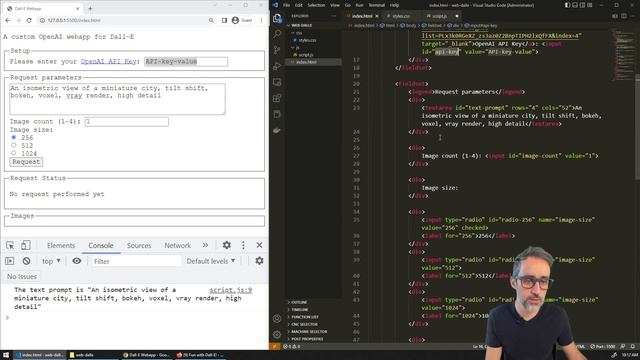 How to Build Your Own Dall-E Web App - Fun with Dall-E смотреть онлайн