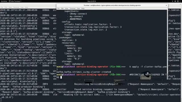 Fixing reconciler issue for Strimzi Kafka in SBO смотреть онлайн