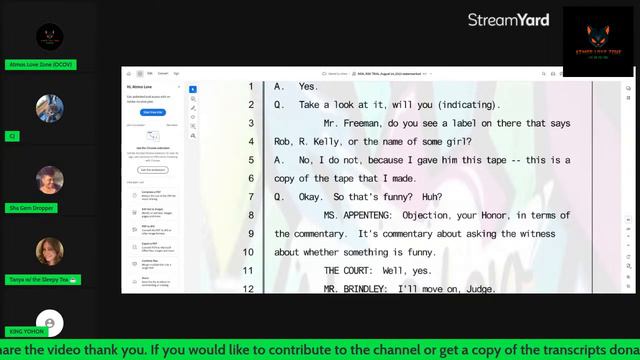 Part 14: Charles Freeman Cross Examination(LIVE READ) Join us for a great time смотреть онлайн