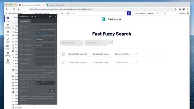 Fast Fuzzy Search | Bubble.io Tutorial смотреть онлайн