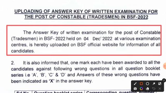 BSF Tradesman Answer key आ गया ✔️Today Big Update/Answer key Download कैसे करे ✅ Full Details смотреть онлайн