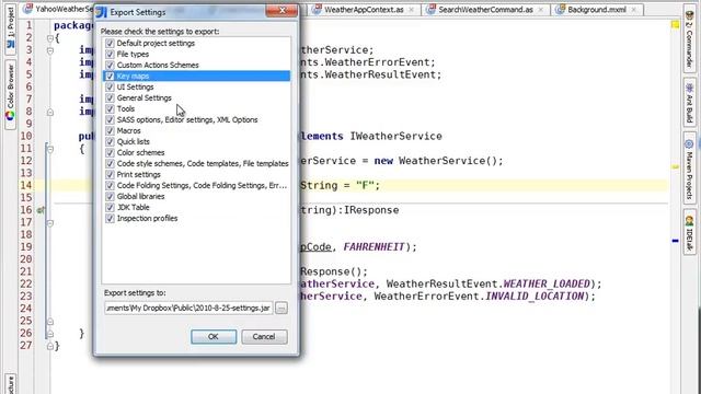 Export and Import Settings (IntelliJ IDEA) смотреть онлайн