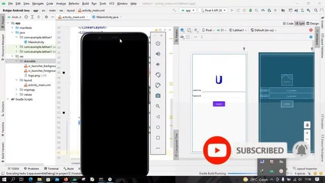 Tutorial Android Studio Bahasa Indonesia - Java - Form Login смотреть онлайн