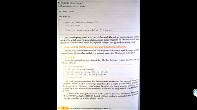 Mata Pelajaran Pemrograman Berorientasi Objek Kelas 12 (RPL) смотреть онлайн