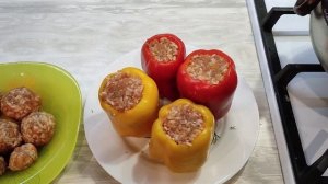 Перцы, фаршированные мясом с овощами в Афганском казане