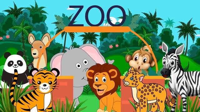 Animal Sounds Song for Children | Let's Go To The Farm & Zoo Song | Kids Learning Videos смотреть онлайн