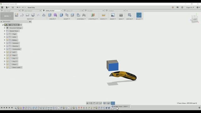 Fusion 360 - Interface - 4 (Navigation/Display settings/Profile/Help) - Навигация ... смотреть онлайн