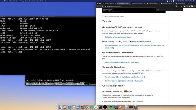 faasd walk-through with cloud-init and Multipass смотреть онлайн