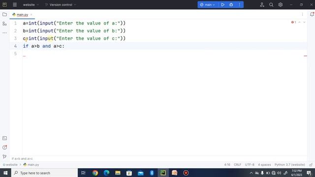 Python Tutorial: Finding the Biggest of Three Numbers | Python Programming смотреть онлайн