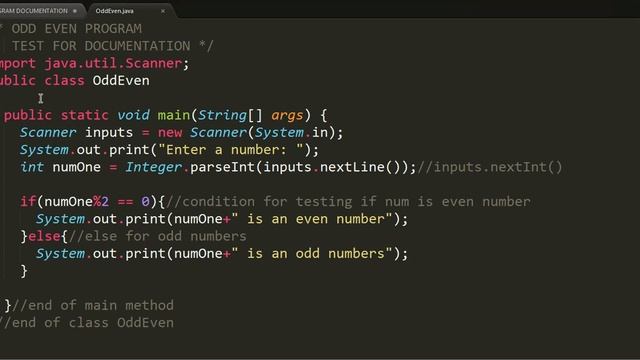 Java Program Documentation смотреть онлайн