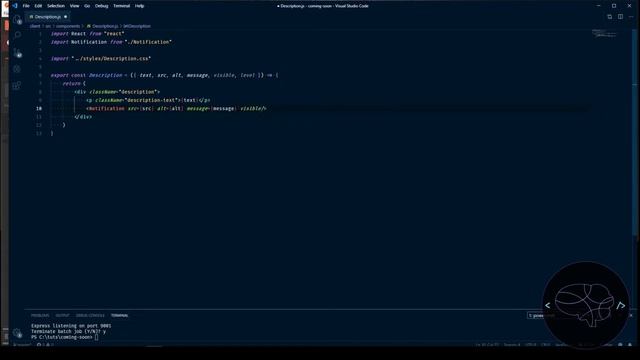 React Coming Soon Page #7 - Custom Notification React Component смотреть онлайн
