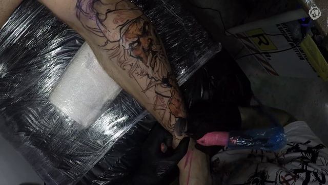 Taras Prystupa - Tattoo Timelapse | Milano Tattoo Convention 2020 смотреть онлайн