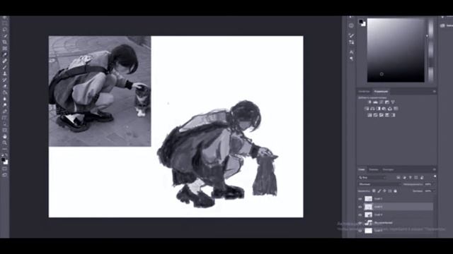 как выйти из зоны комфорта в рисовании?/ Как не забрасывать работу? +Speedpaint смотреть онлайн