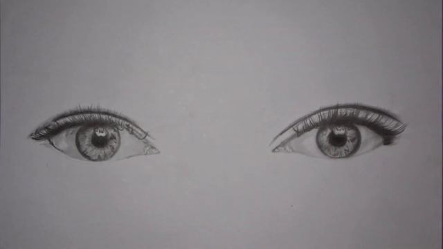 Cómo dibujar ojos Realistas muy fácil / How to draw Realistic eyes very easily смотреть онлайн
