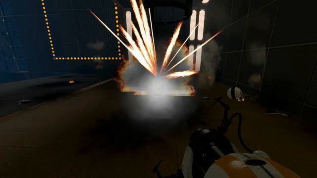 Portal 2 Atlas vs P-body in an Epic Rocket Shooting Match! смотреть онлайн