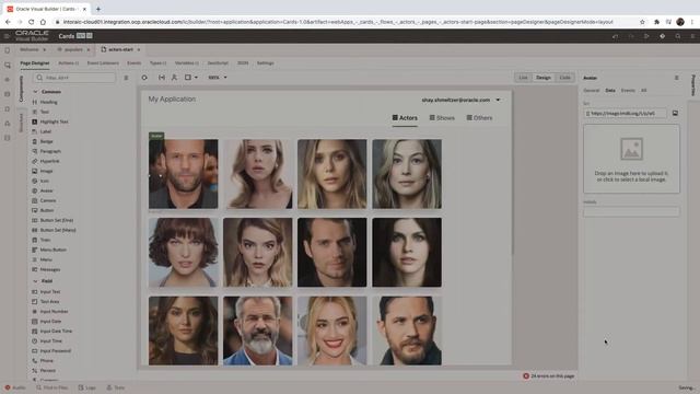 Using Action Cards in Oracle Visual Builder смотреть онлайн