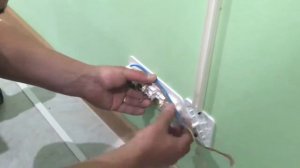 Установка розетки для сплит-системы (01.02.2021)