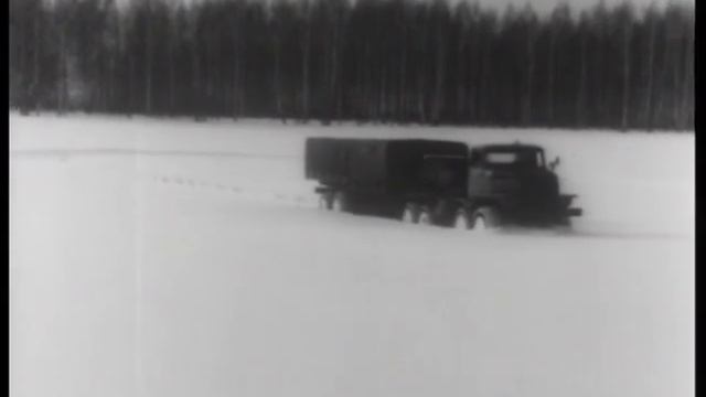 Испытания НАМИ-058С с прицепом "Урал-962" смотреть онлайн