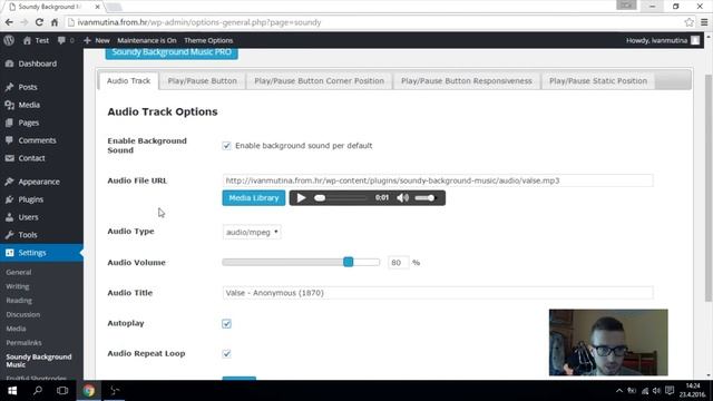 How to add BACKGROUND MUSIC to WordPress website смотреть онлайн