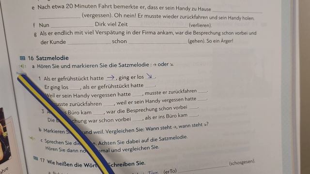 (12) Уроки немецкого по учебнику Schritte PLUS NEU B1.1 _L1 _C-3 смотреть онлайн