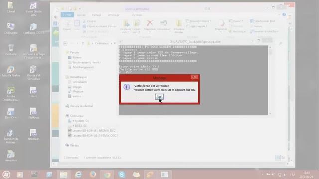 a JAVA program to lock screen using USB Key смотреть онлайн