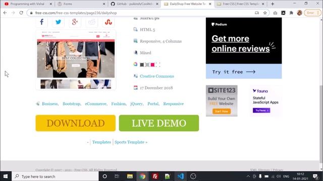 Step by step eCommerce website Development using Laravel 8 - Part 1 (Introduction) смотреть онлайн