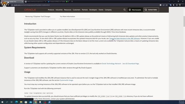 Java TimeZoneUpdater - Cambio de horario Mexico 2023 смотреть онлайн
