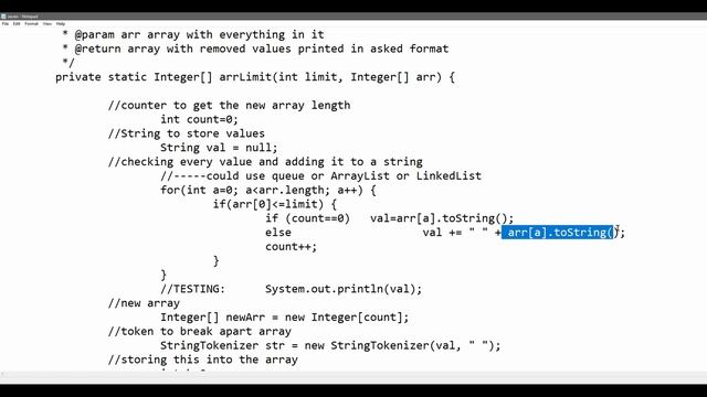 JAVA || How to return a smaller array of a larger array смотреть онлайн