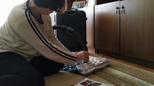 Собрать чемодан.Вакуумные пакеты для крупных вещей.Влезет всё!