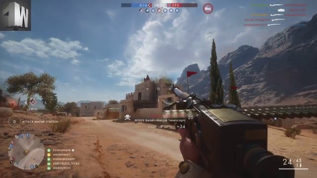 Battlefield 1 Benet Mercie 1909 Review Best Gun Support Tips смотреть онлайн