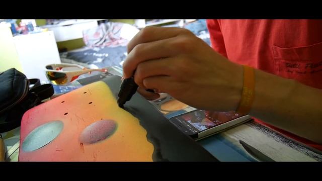 Graffiti - customisation de skateboard - RISE / 2017 / BZH смотреть онлайн