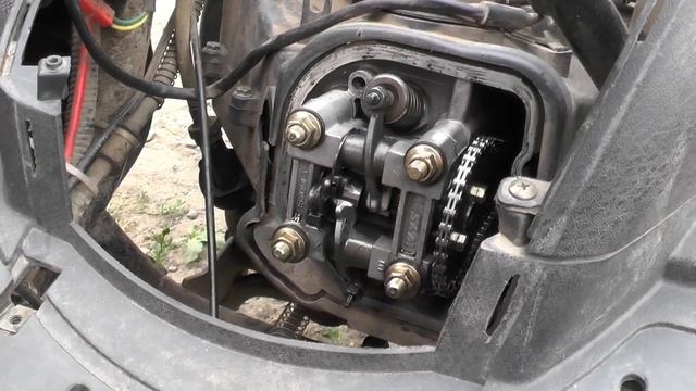 новый двигатель 161QMK отличия от двигателя 157QMJ скутер поиск поломки цепь ГРМ смотреть онлайн