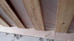 Внутренняя обрешётка и пароизоляция мансарды