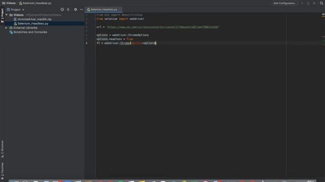 Selenium Headless Pycharm смотреть онлайн