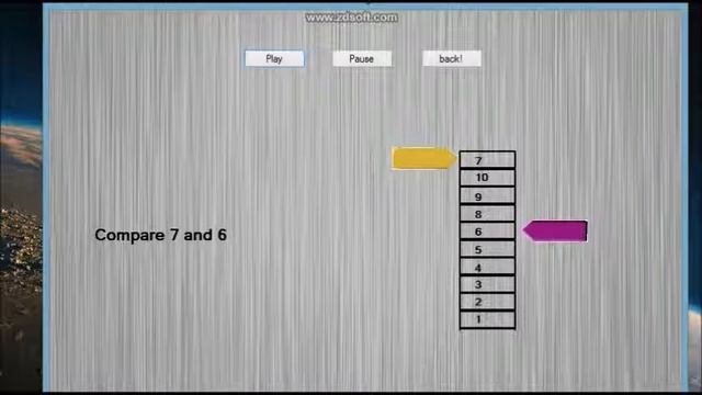 Sorting Applet(C#) смотреть онлайн