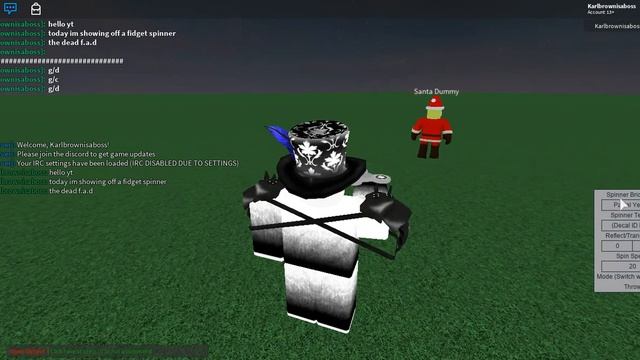 Roblox Fidget Spinner Script смотреть онлайн