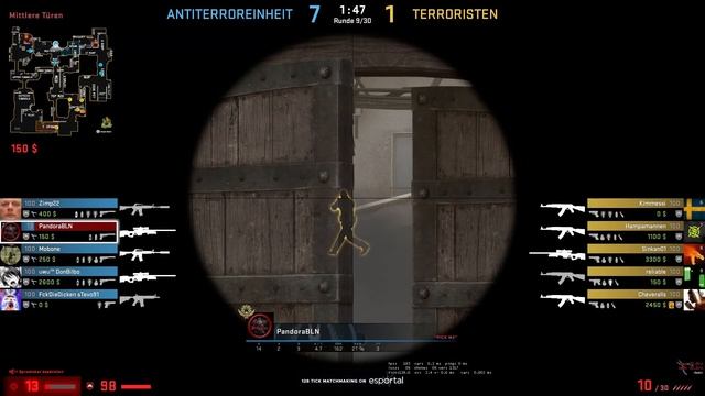 Esportal Solo Dust2 смотреть онлайн