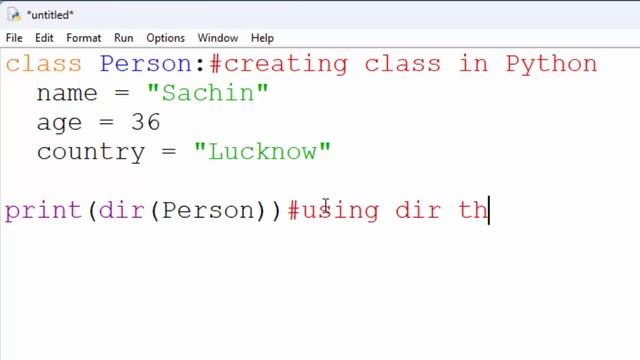 Use of predefined function dir in Python@COMPUTEREXCELSOLUTION смотреть онлайн