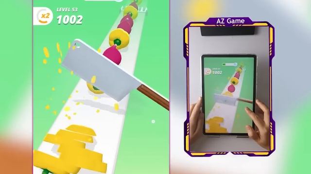 ?Satisfying Mobile Game AZ Run Top Mobile Games iOS,Android Walkthrough Max Levels Update Freeplay смотреть онлайн